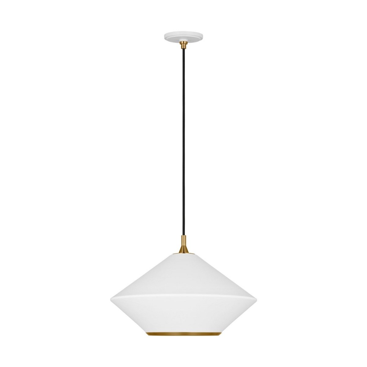 Suspension Stanza - Blanc mat by Visual Comfort Studio | Luminaires & cie