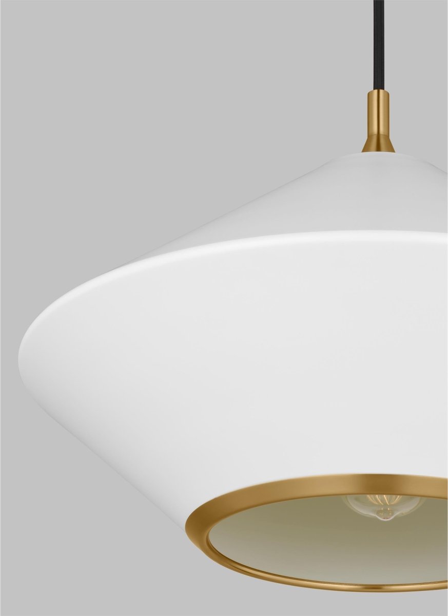 Suspension Stanza - Blanc mat by Visual Comfort Studio | Luminaires & cie