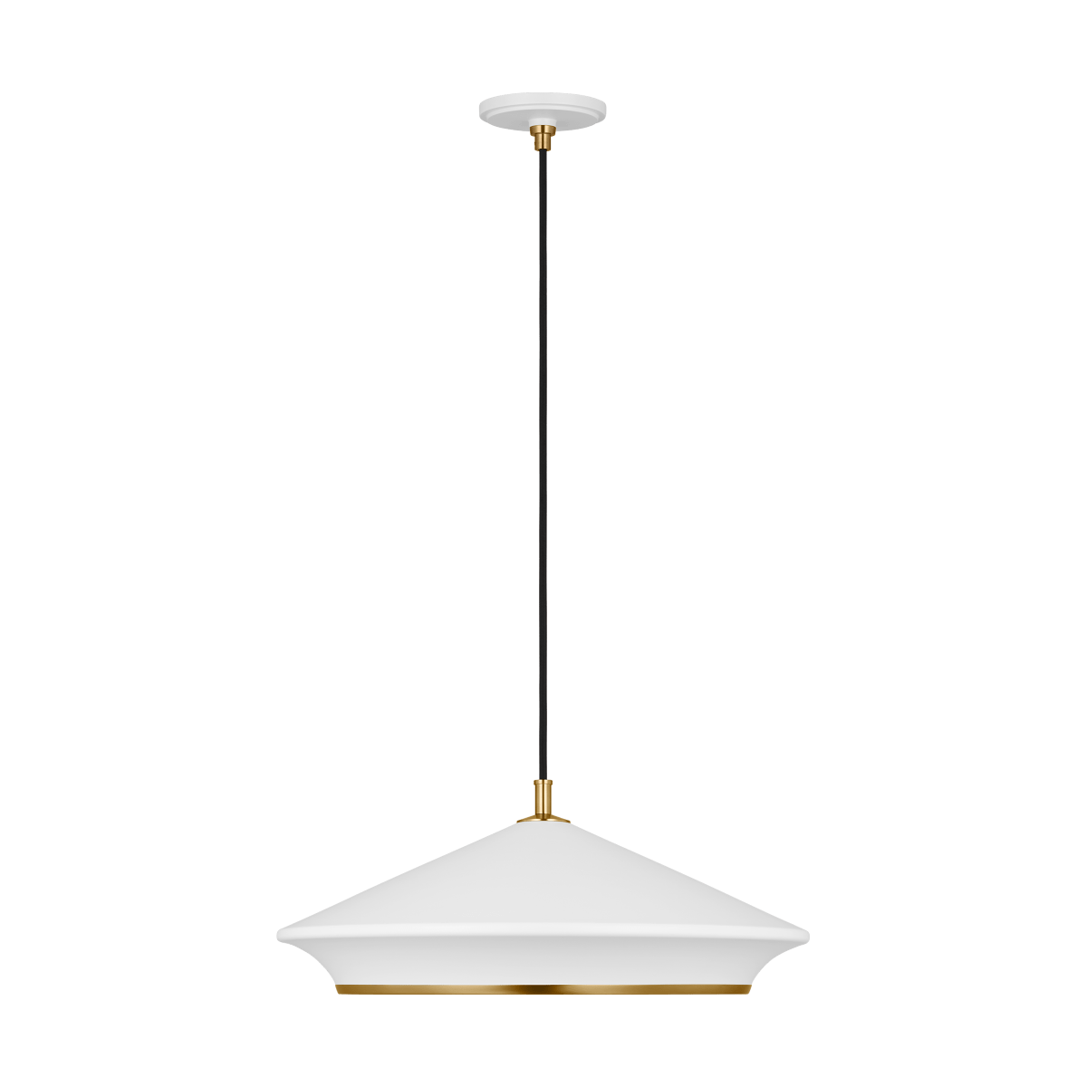 Suspension Stanza - Blanc mat 24" by Visual Comfort Studio | Luminaires & cie