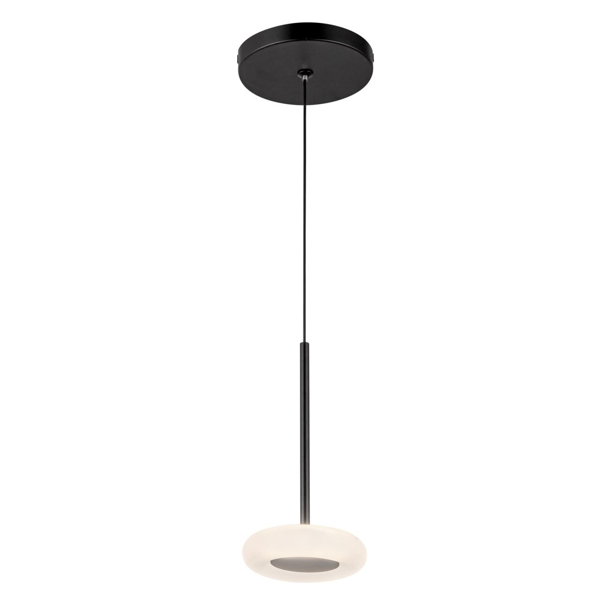Suspension Stephord - Verre noir / givré by Kuzco Lighting | Luminaires & cie