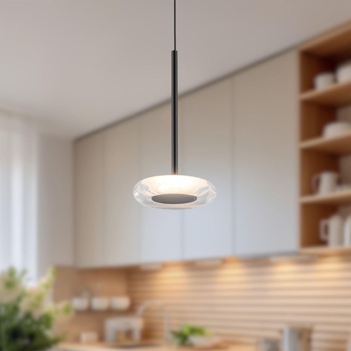 Mini-suspension Stephord Noir / Transparent – vue 4