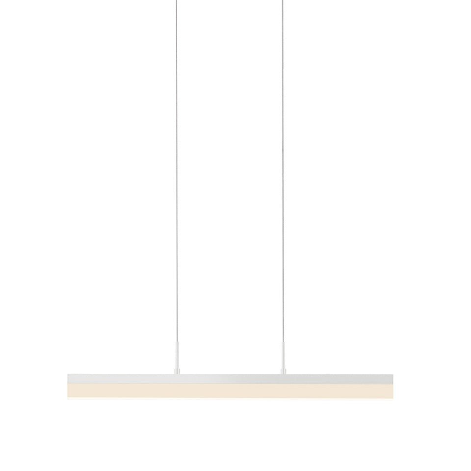 Suspension Stiletto - Blanc satiné 24.25" by Sonneman | Luminaires & cie