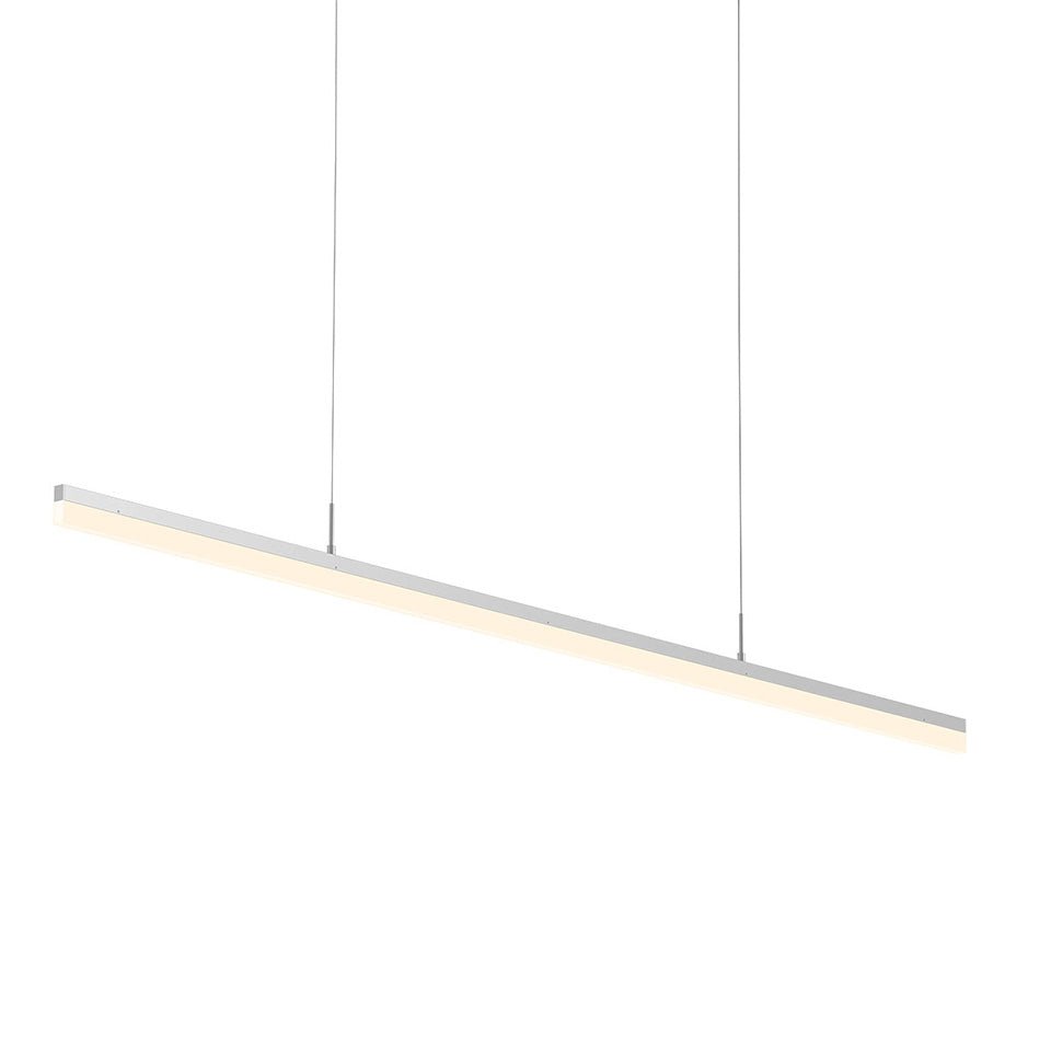 Suspension Stiletto - Aluminium satiné brillant 59.5" by Sonneman | Luminaires & cie