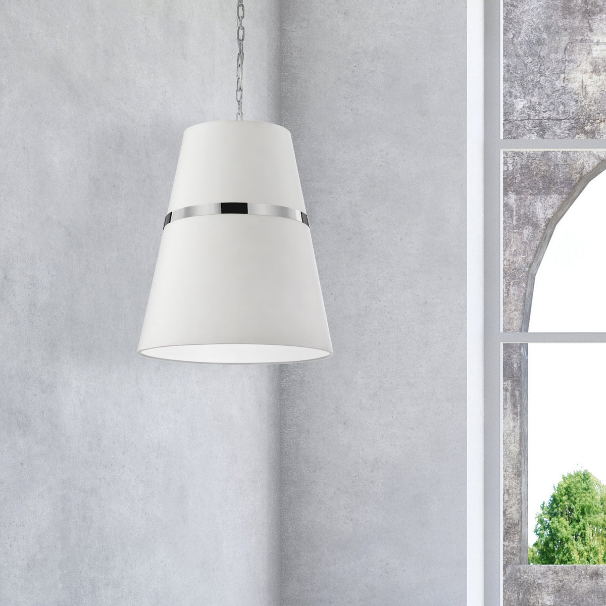 Suspension Symphony Chrome poli – vue 2