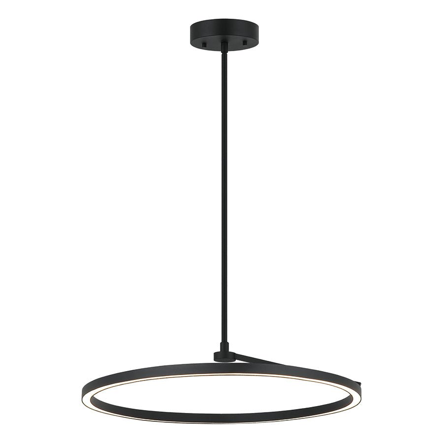 Suspension The Trundle - Noir mat 24" by Matteo Lighting | Luminaires & cie