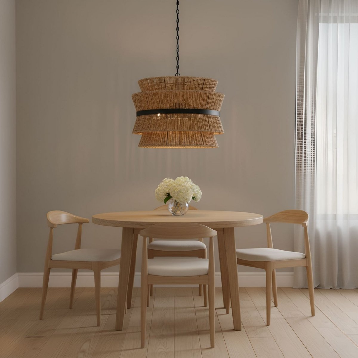 Suspension Thurlo - 32" Noir minuit by Visual Comfort Studio | Luminaires & cie