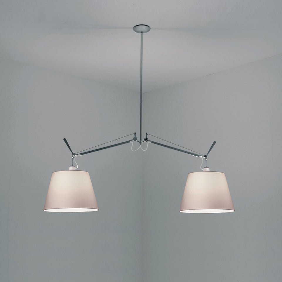 Suspension Tolomeo Double Shade - Parchemin 12" by Artemide | Luminaires & cie