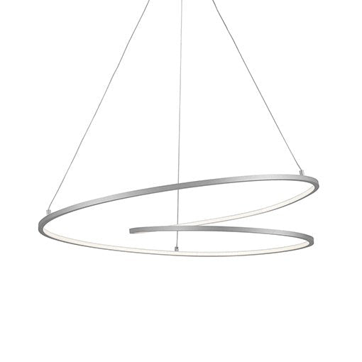Suspension Twist - Argent antique 32" by Kuzco Lighting | Luminaires & cie