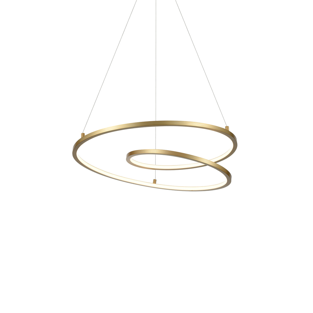 Suspension Twist Laiton antique – Kuzco Lighting