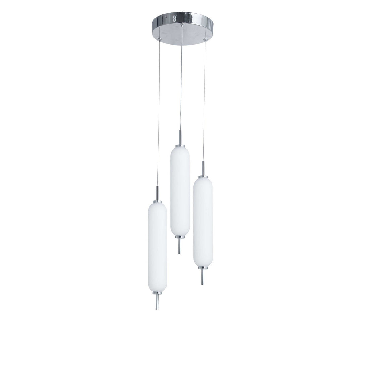 Suspension multiple Typha 8", Chrome poli – Dainolite