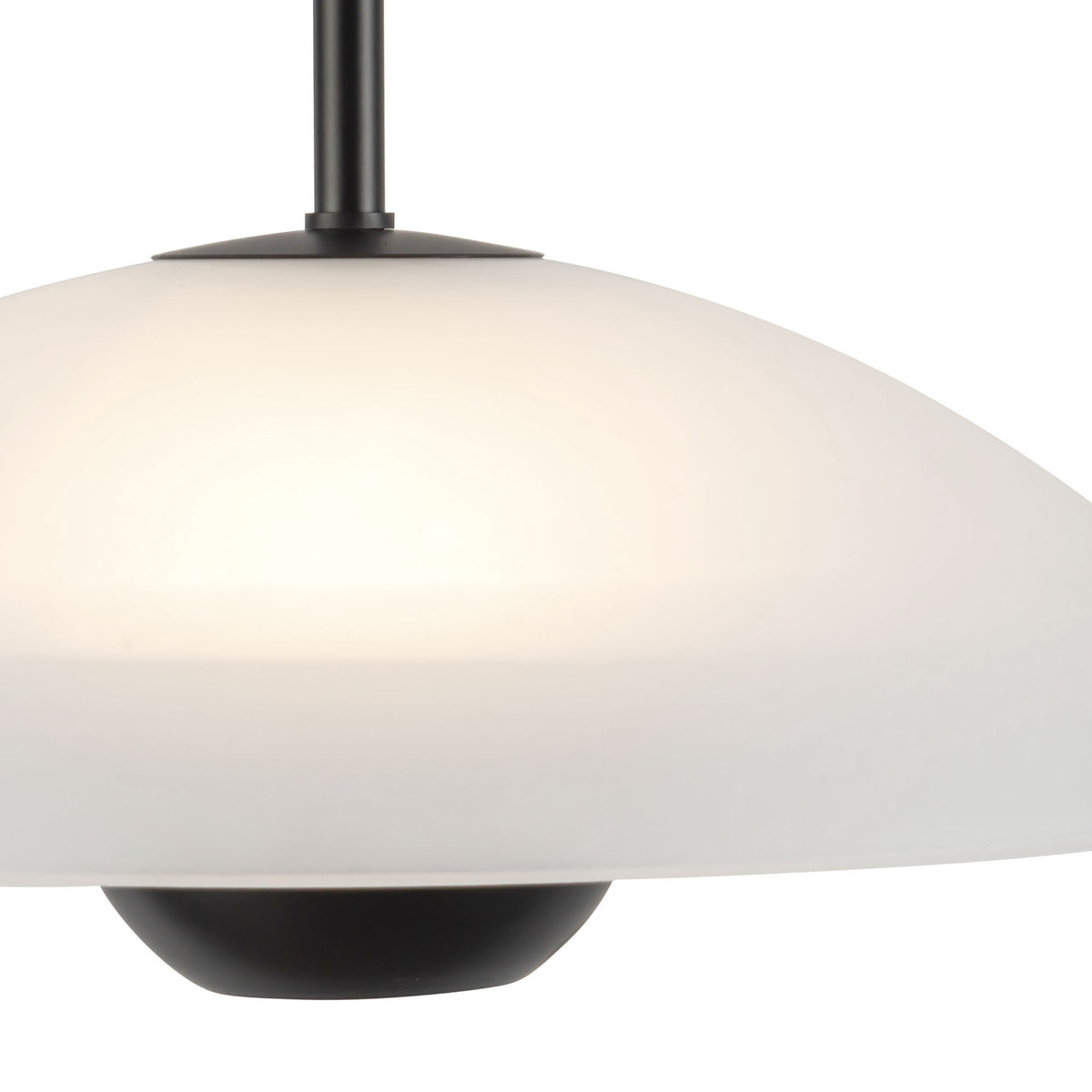 Suspension Umbra Noir / Verre opale – vue 5