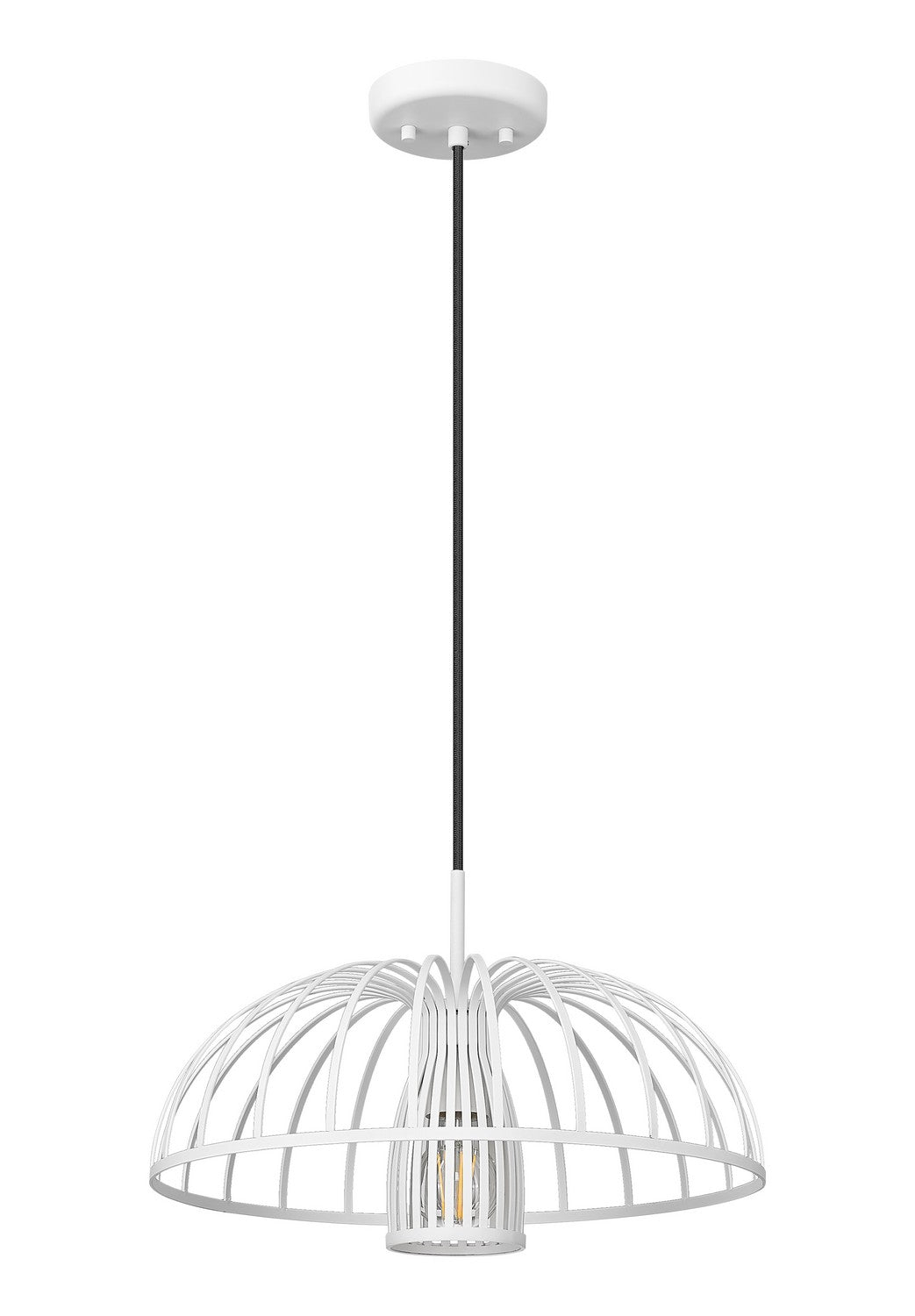 Suspension Valencia Blanc texturé, 16" – vue 2