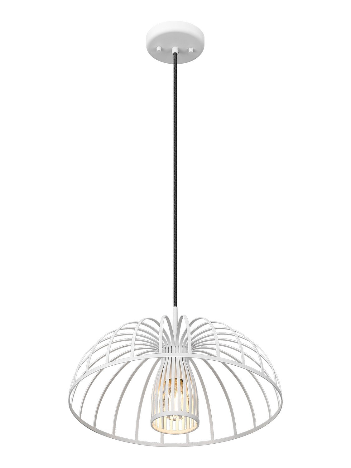 Suspension Valencia Blanc texturé, 16" – vue 3