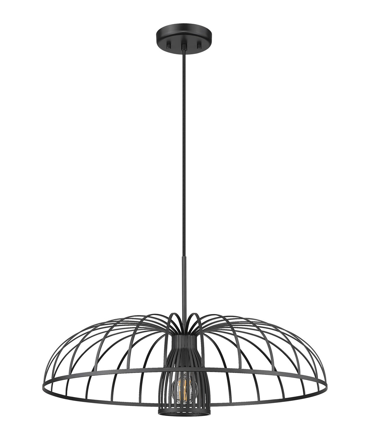 Suspension Valencia Noir mat, 24" – vue 2
