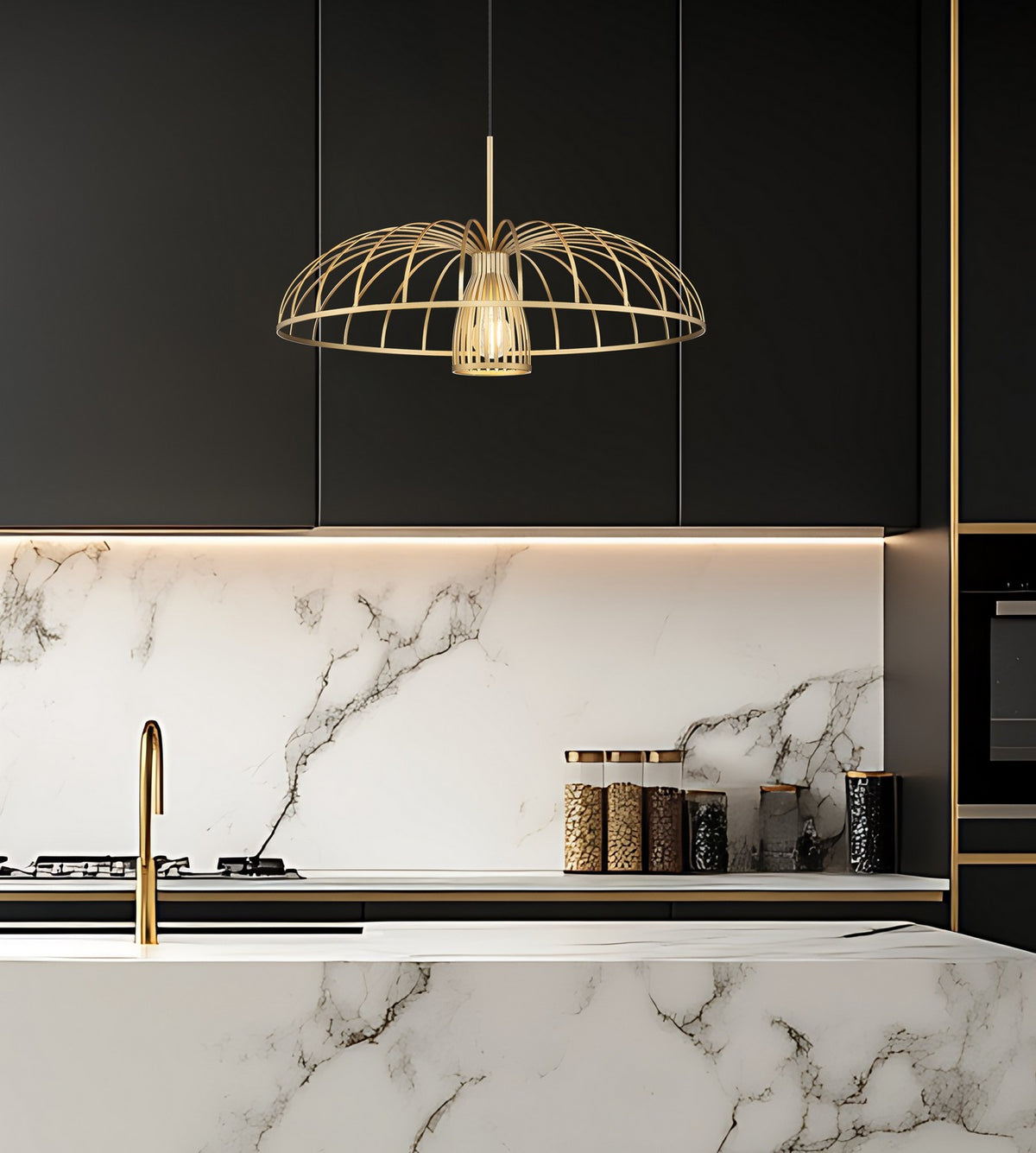 Suspension Valencia Or moderne, 24" – vue 8