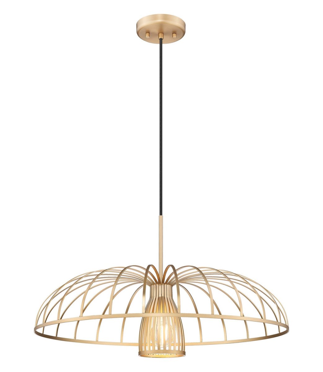 Suspension Valencia - Blanc texturé 35" by Z-Lite | Luminaires & cie