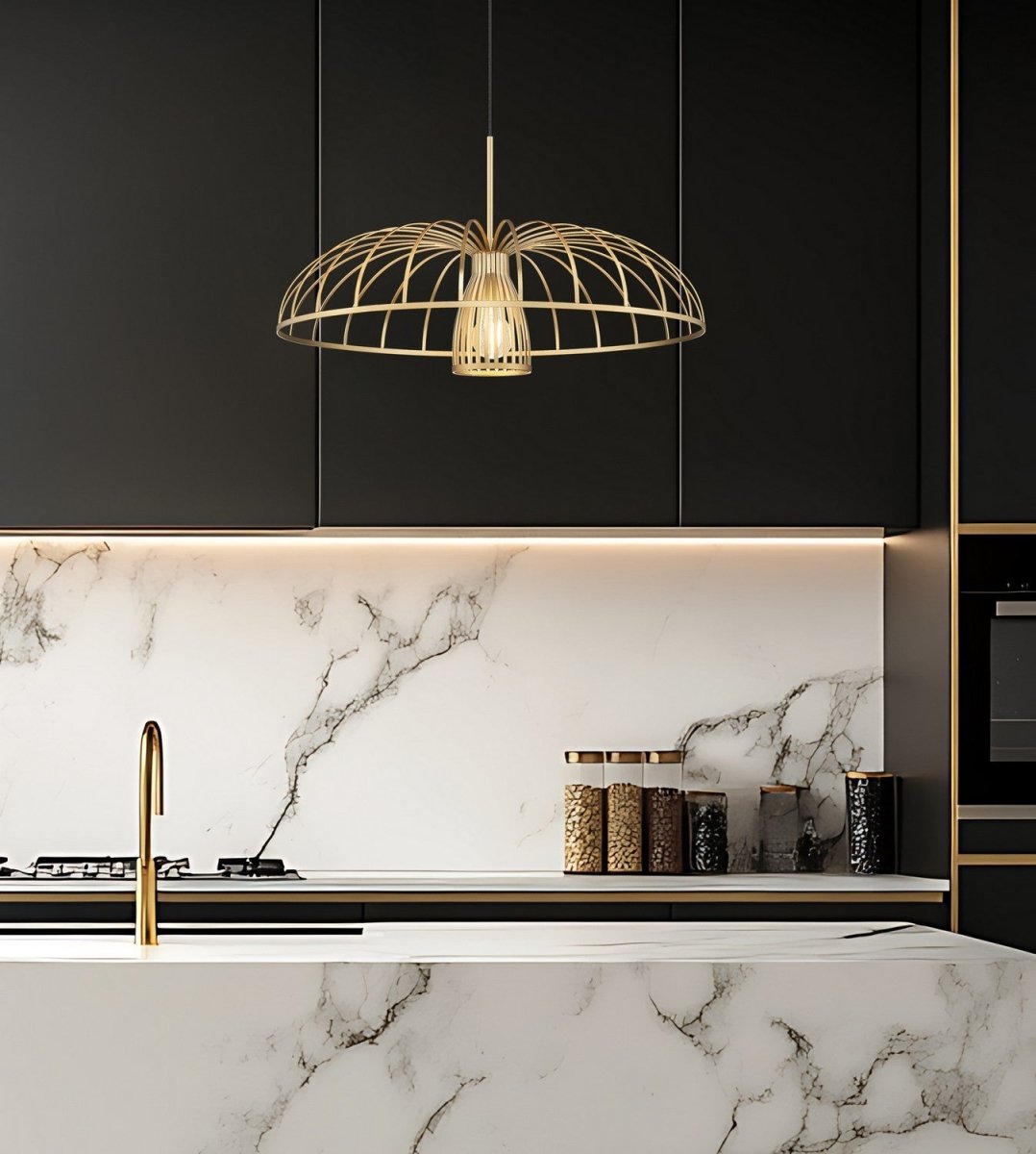Suspension Valencia - Blanc texturé 35" by Z-Lite | Luminaires & cie