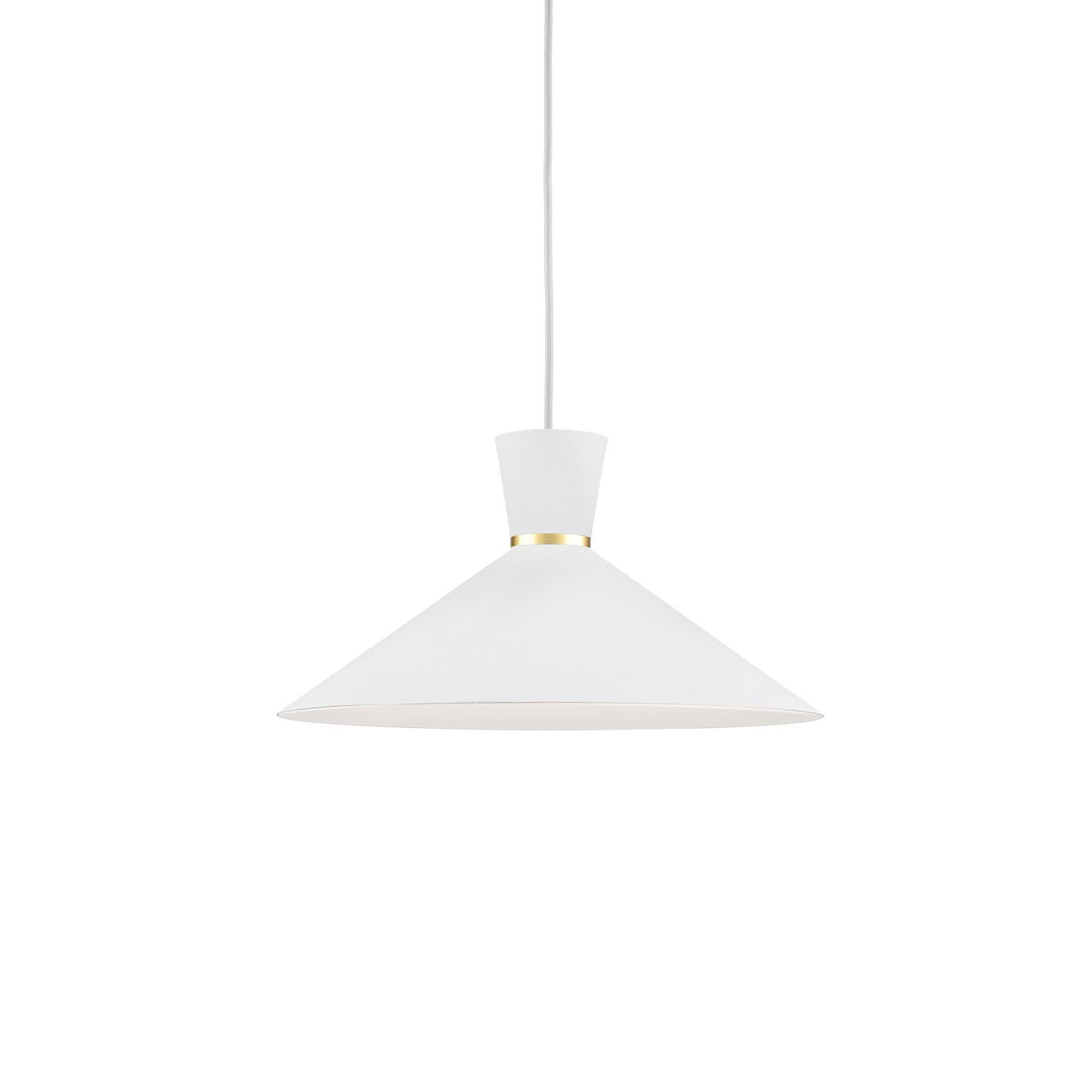 Suspension Vanderbilt Blanc / Or – Kuzco Lighting