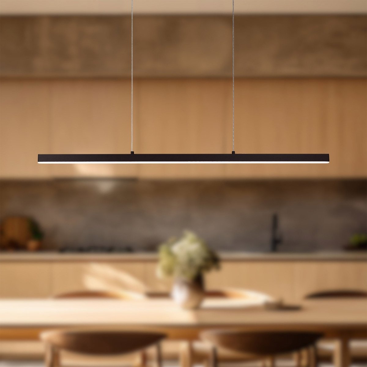 Suspension Vega - Noir 45" 3000K by Kuzco Lighting | Luminaires & cie