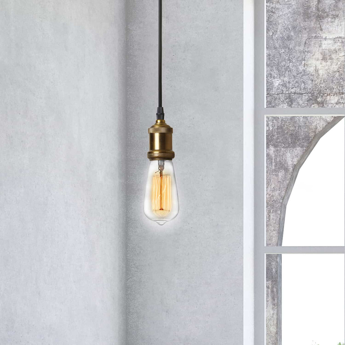 Mini-suspension Vintage Aluminium – vue 2
