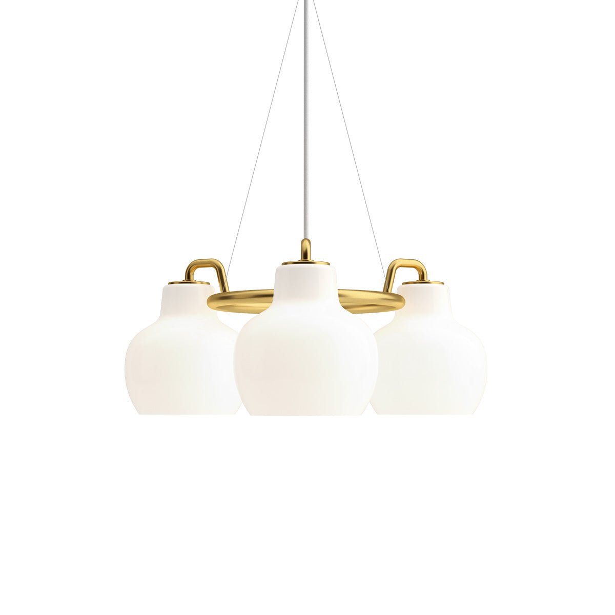 Suspension VL Crown - 3 - lumières by Louis Poulsen | Luminaires & cie