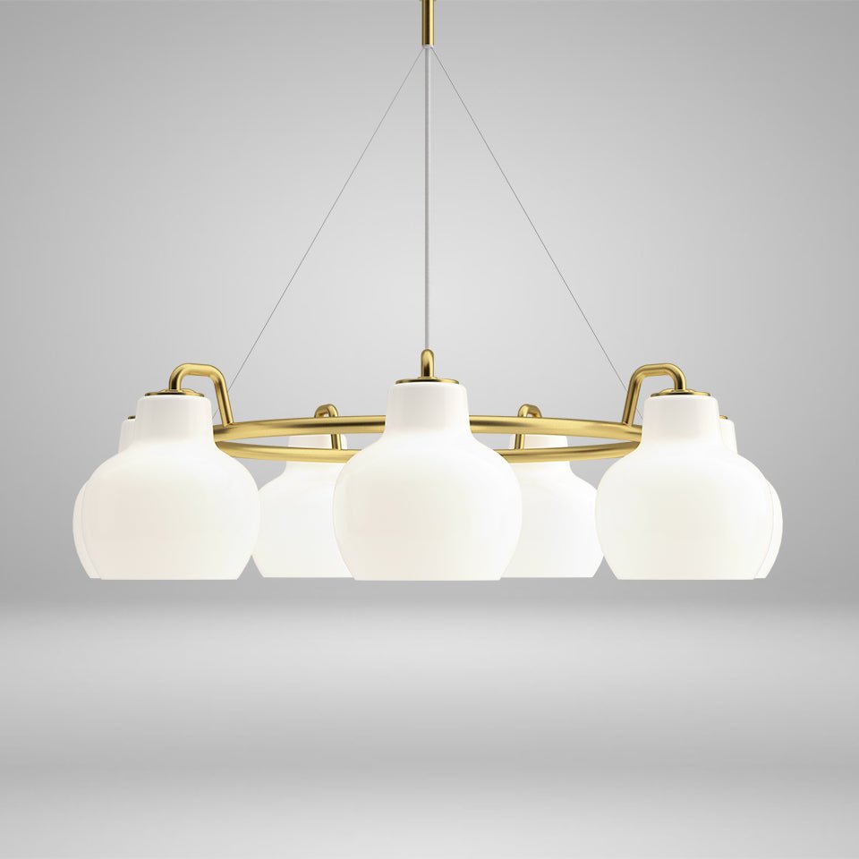 Suspension VL Crown - 3 - lumières by Louis Poulsen | Luminaires & cie