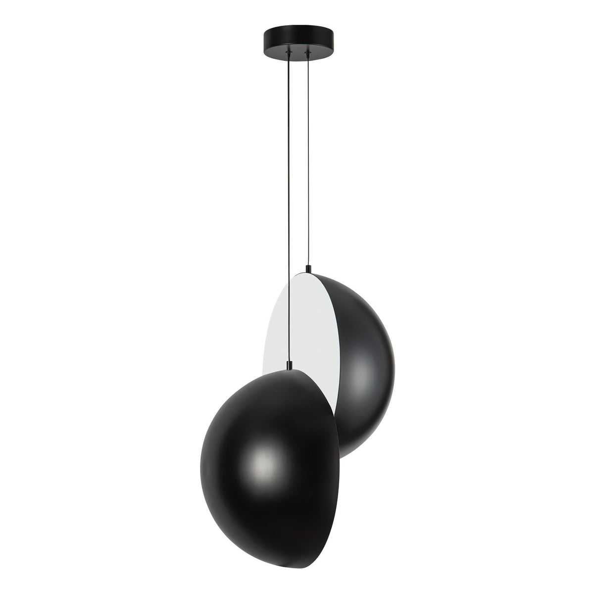 Suspension Void Noir – vue 3