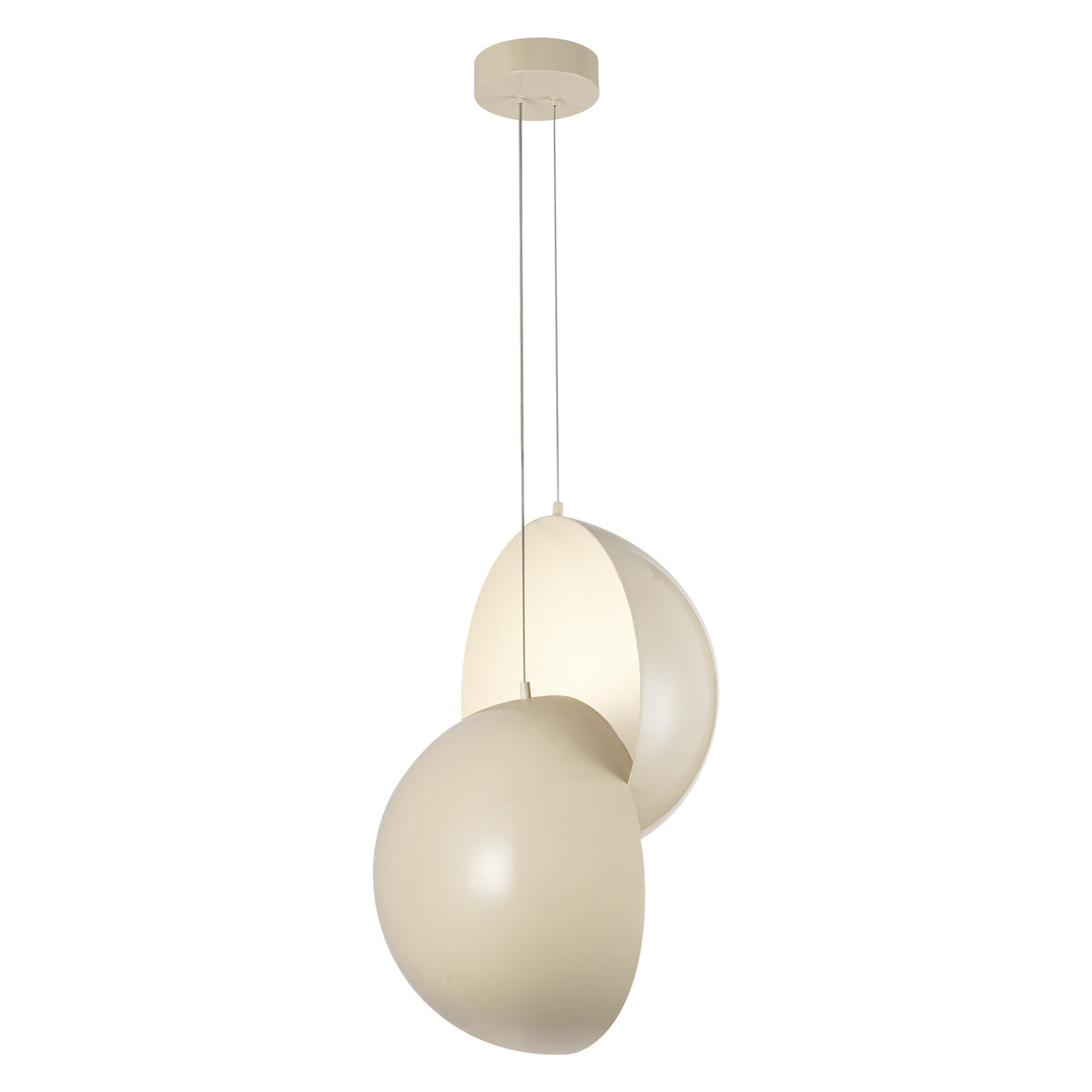 Suspension Void Blanc – vue 2