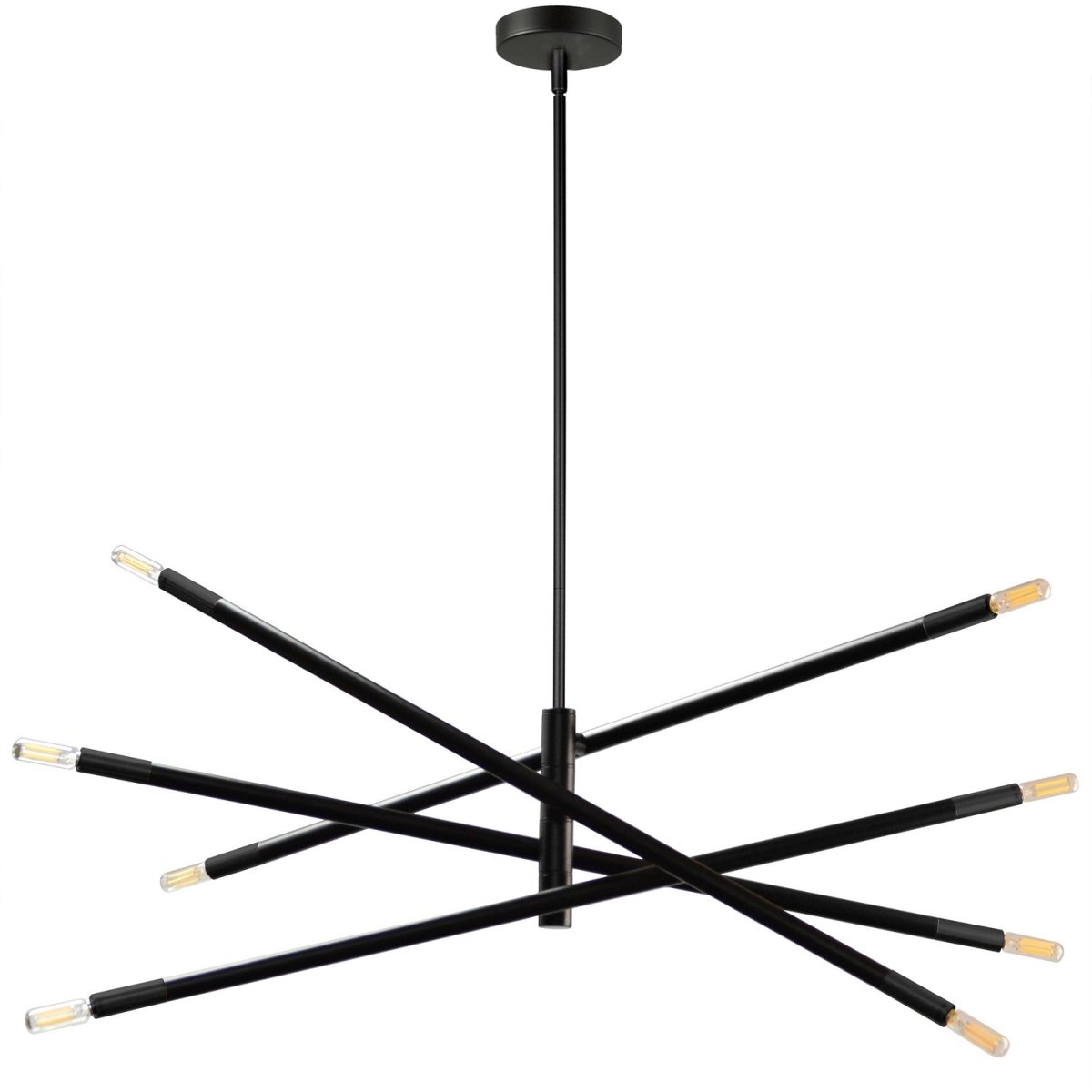 Suspension Wand - 35.5 Matte Black by Dainolite | Luminaires & cie