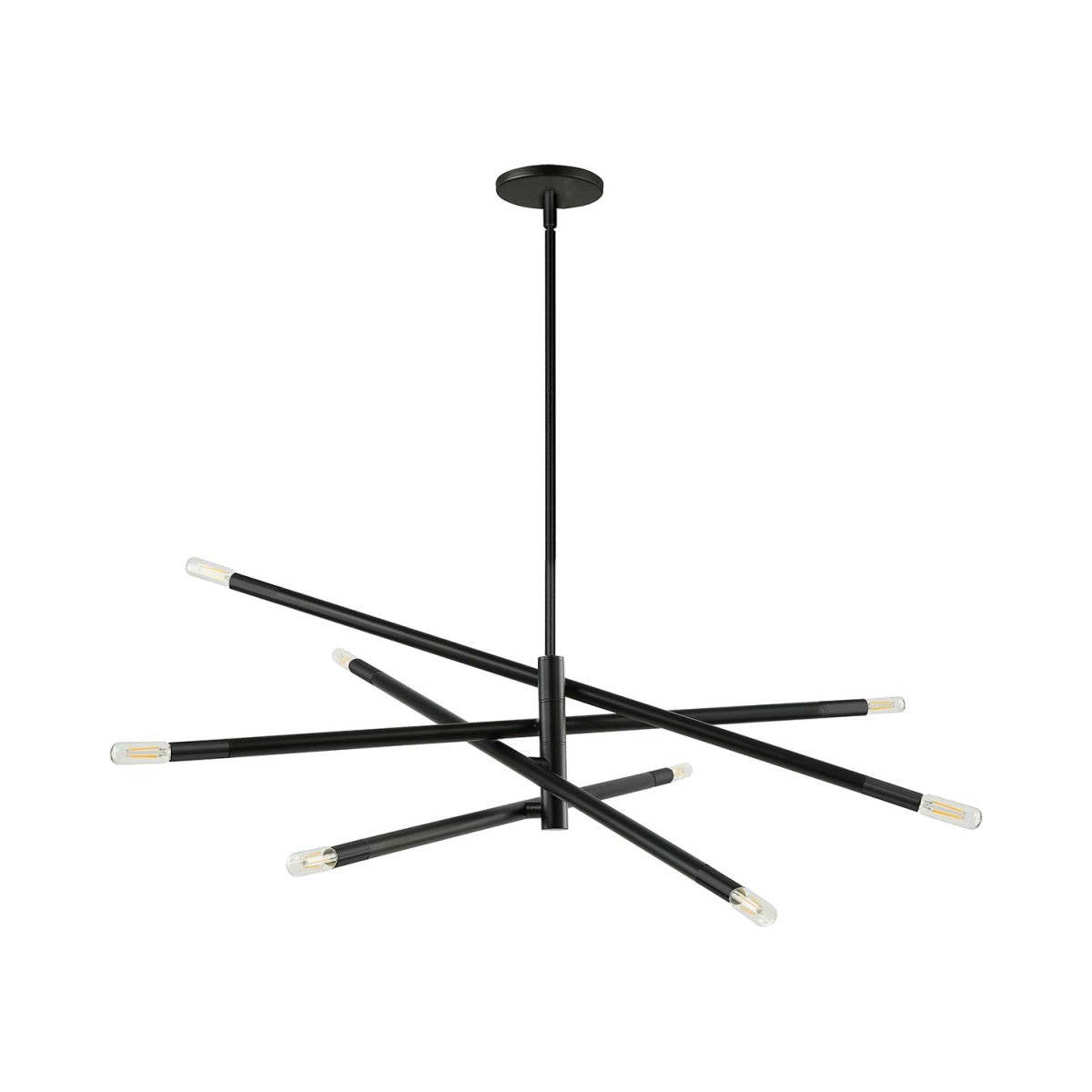 Suspension Wand - Noir 50" by Dainolite | Luminaires & cie