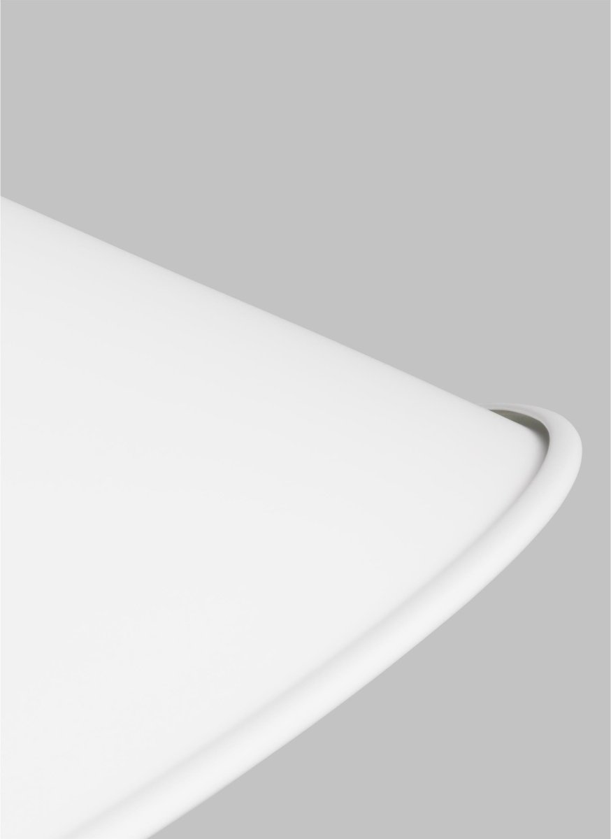 Suspension Wellfleet Cone - Nickel blanc et poli mat Blanc mat 23 1/2" by Visual Comfort Studio | Luminaires & cie