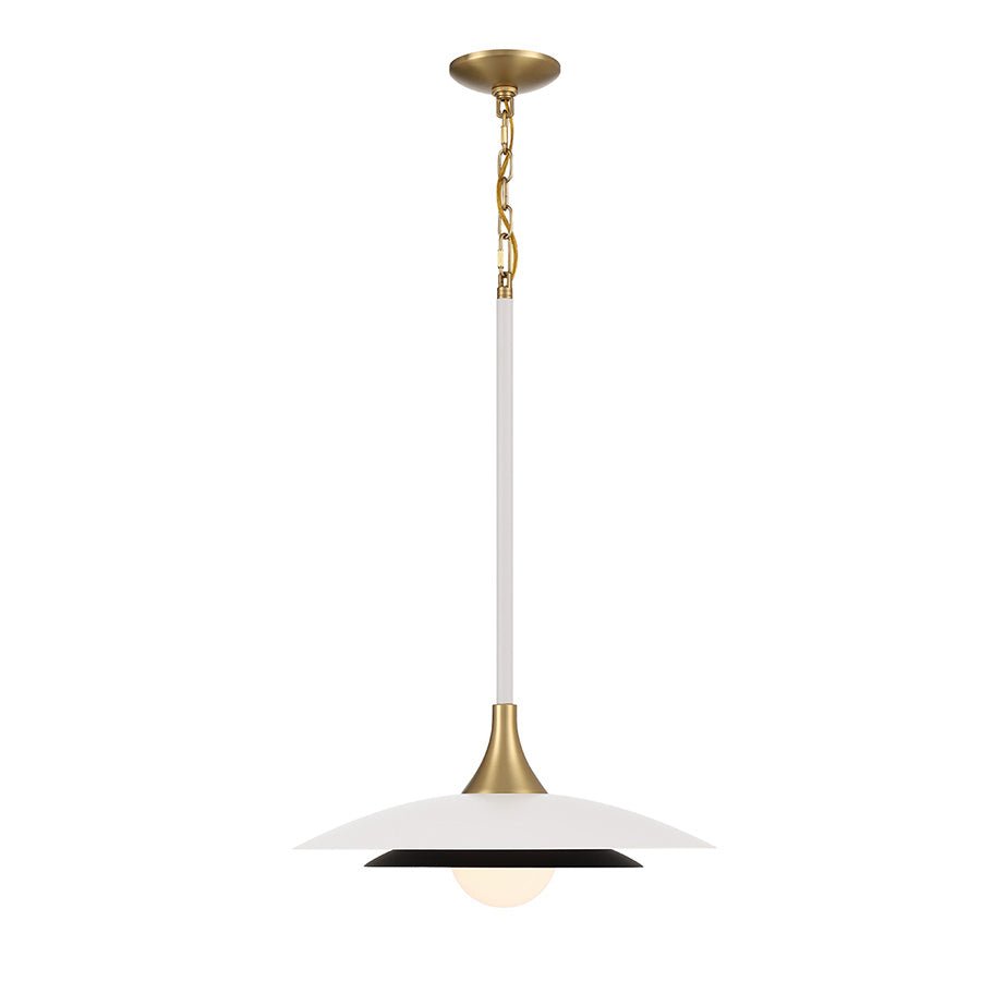 Suspension Welsh - Blanc 18" by Eurofase | Luminaires & cie