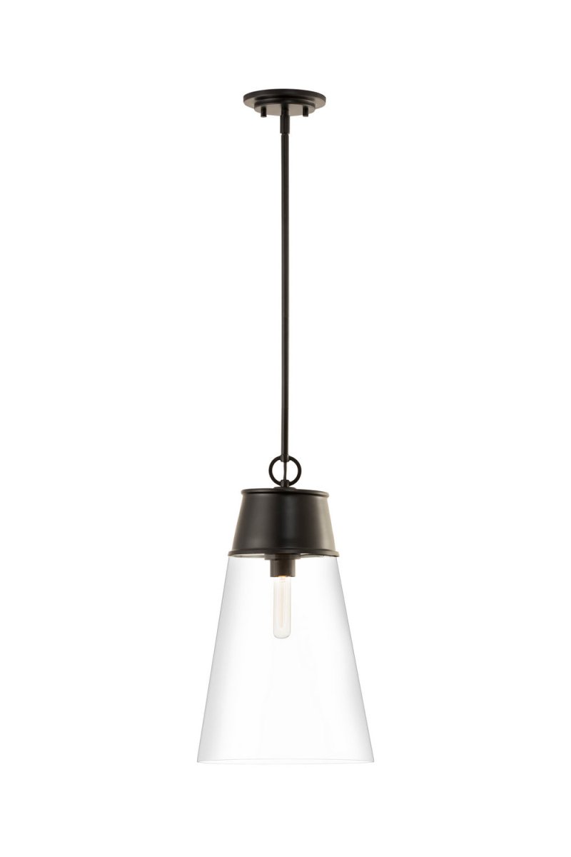 Suspension Wentworth - Noir mat by Z-Lite | Luminaires & cie