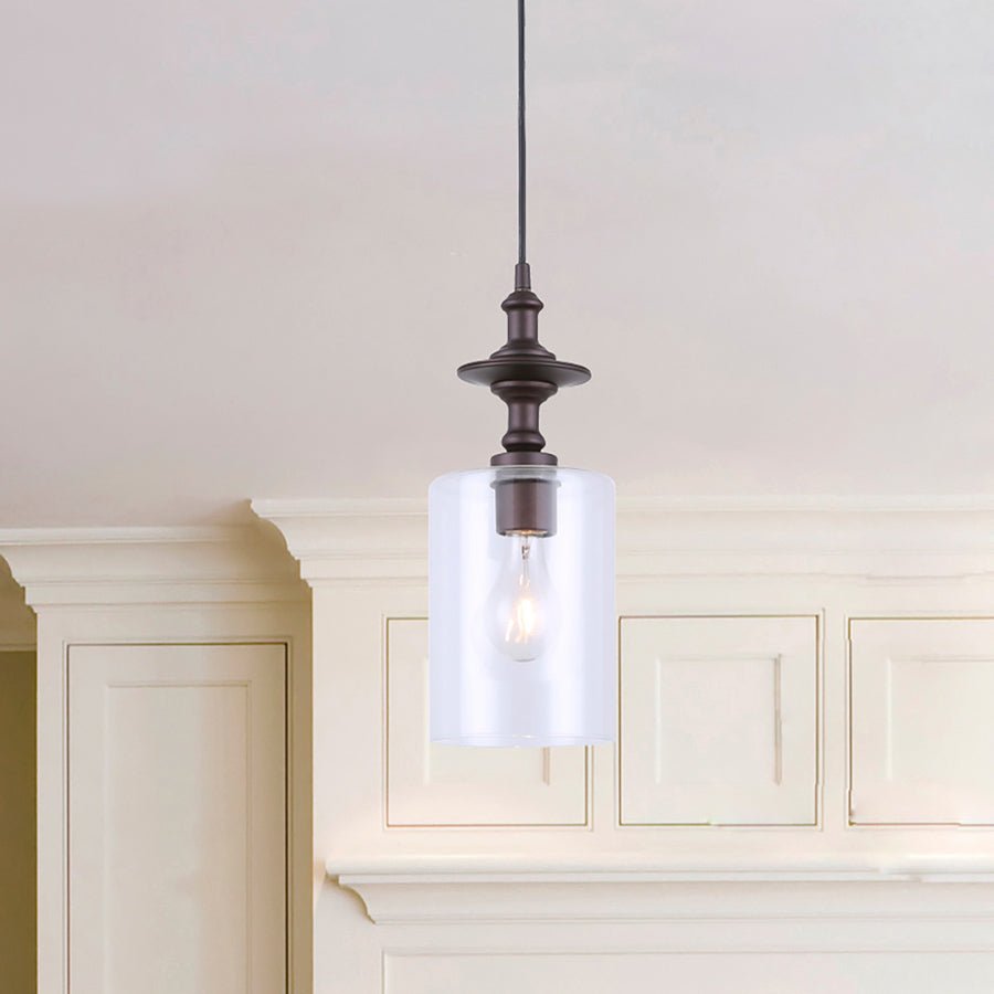 Suspension York - Bronze frotté d'huile by Canarm | Luminaires & cie