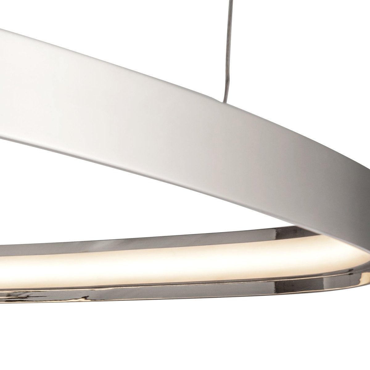 Suspension Yukon - Nickel poli 19 3/4" by Kuzco Lighting | Luminaires & cie