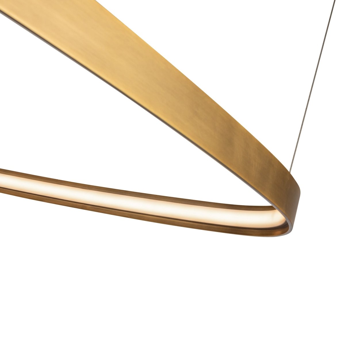 Suspension Yukon - Laiton vintage 31 1/2" by Kuzco Lighting | Luminaires & cie