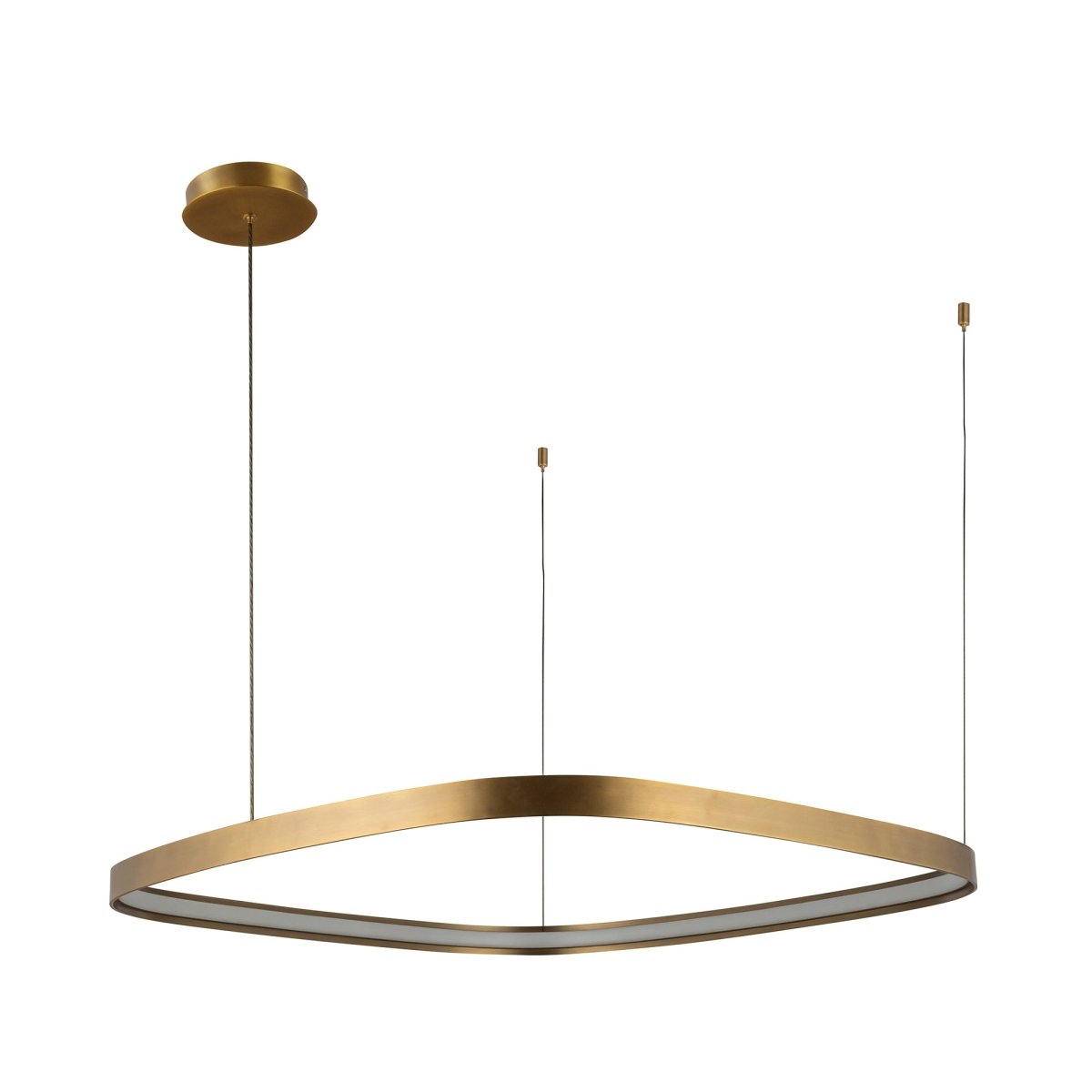 Suspension Yukon - Laiton vintage 31 1/2" by Kuzco Lighting | Luminaires & cie
