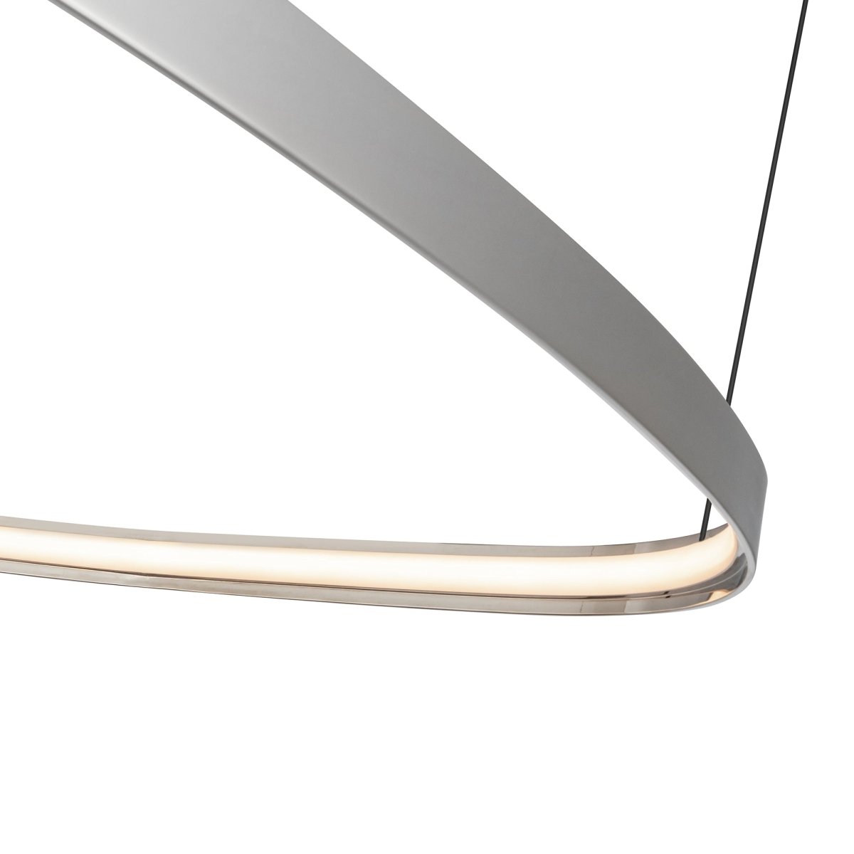 Suspension Yukon - Nickel poli 39 1/4" by Kuzco Lighting | Luminaires & cie