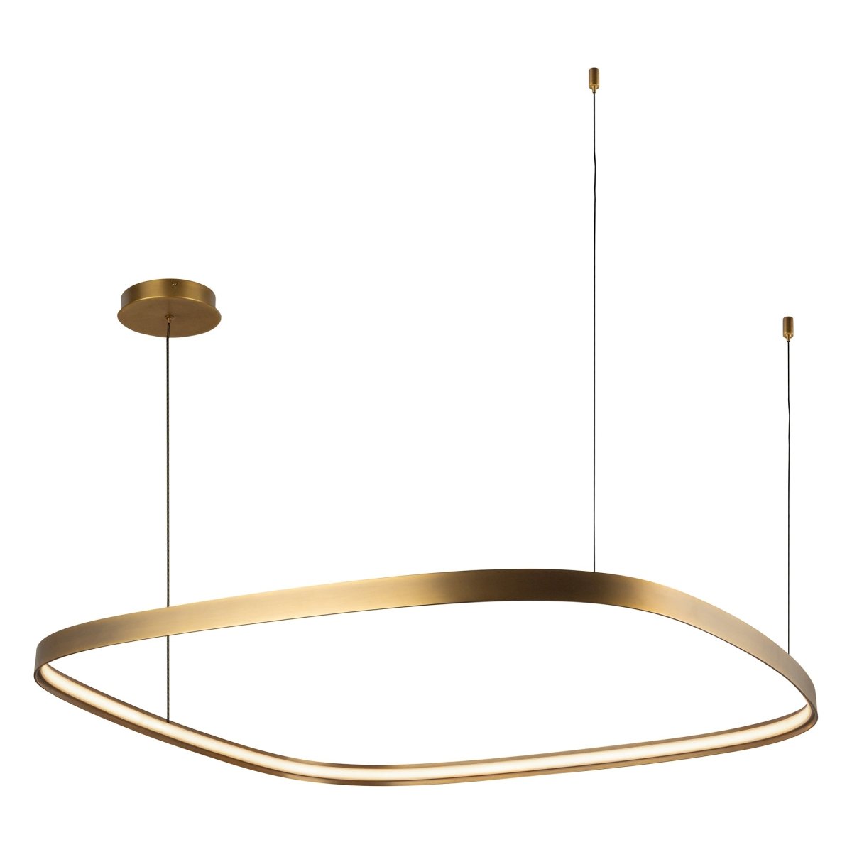 Suspension Yukon - Laiton vintage 39 1/4" by Kuzco Lighting | Luminaires & cie