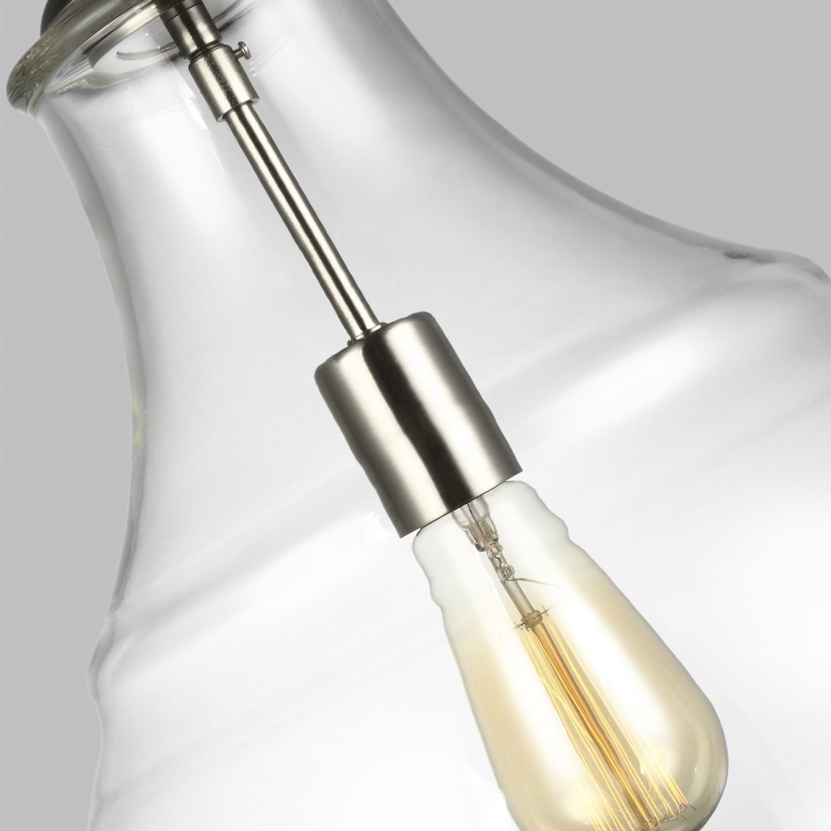 Suspension Zola - Nickel satiné by Visual Comfort Studio | Luminaires & cie