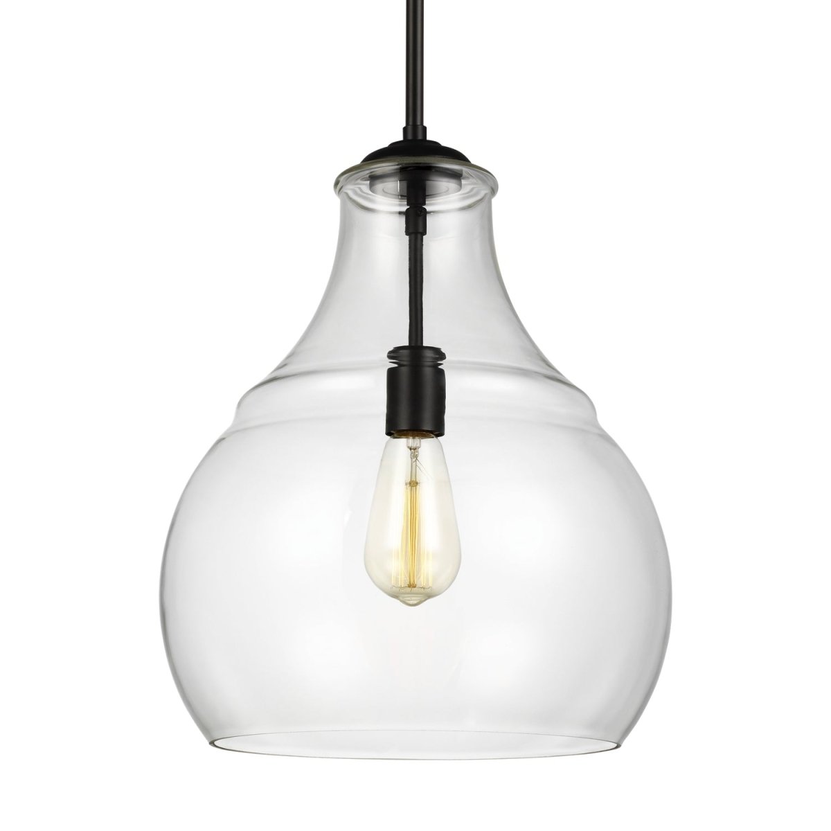 Suspension Zola - Nickel satiné by Visual Comfort Studio | Luminaires & cie