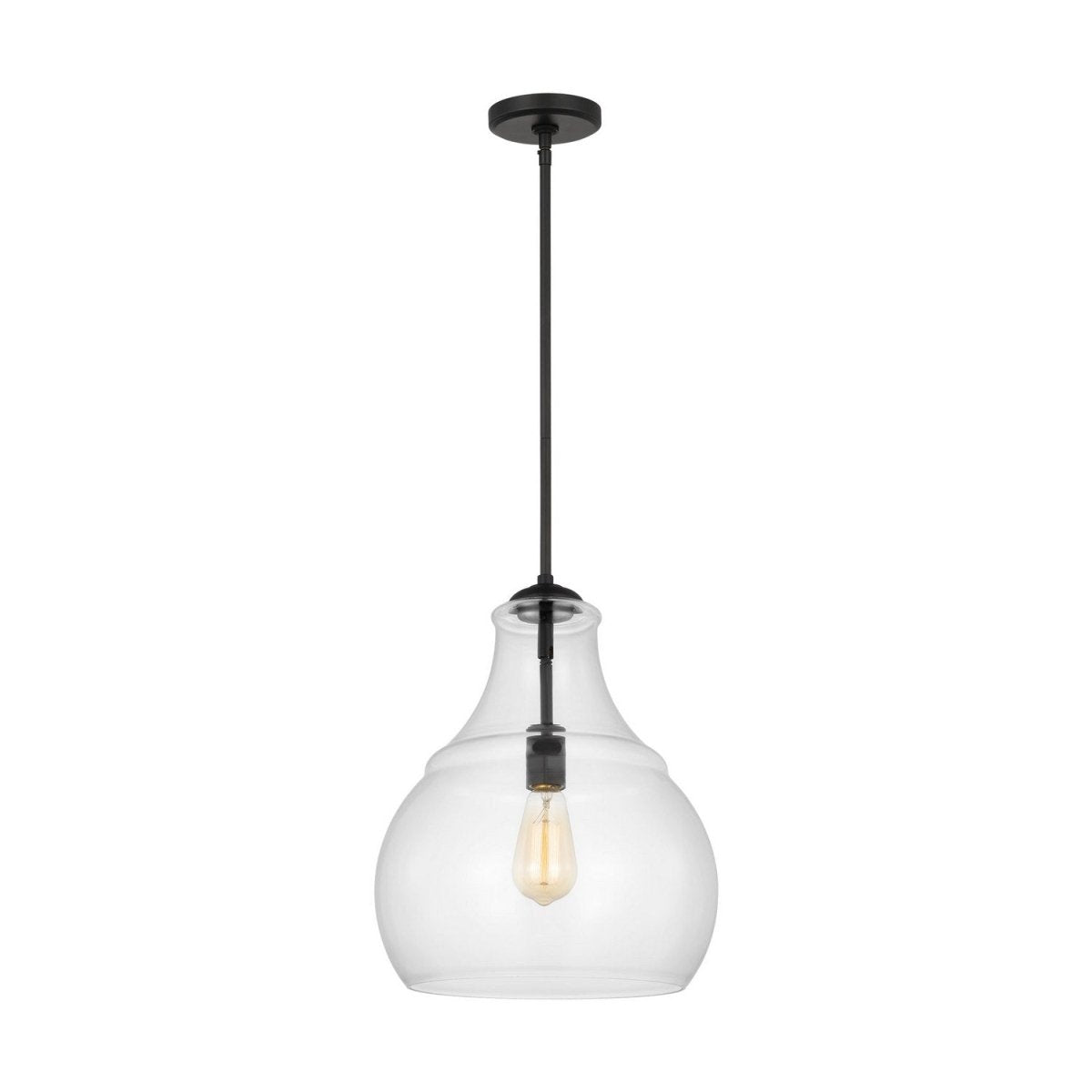 Suspension Zola - Nickel satiné by Visual Comfort Studio | Luminaires & cie
