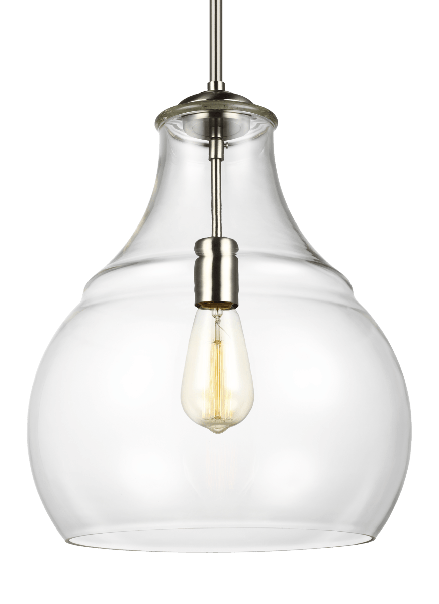 Suspension Zola - Nickel satiné by Visual Comfort Studio | Luminaires & cie