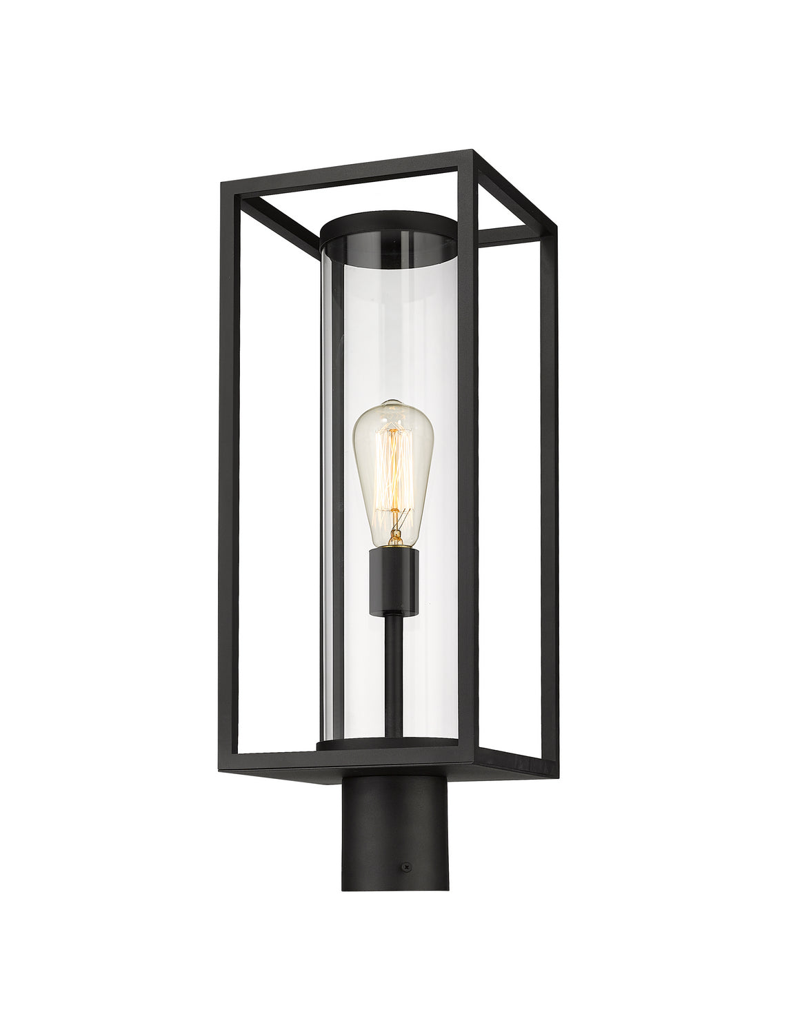 Tête de pôteau extérieure Dunbroch Noir, 21 3/4" – Z-Lite