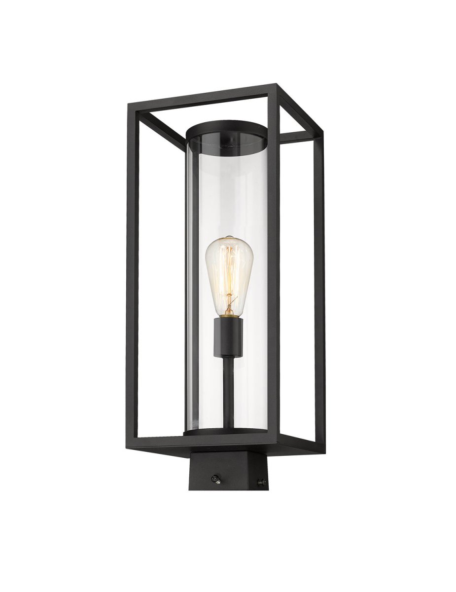 Tête de pôteau extérieure Dunbroch - Noir 20 1/4" by Z-Lite | Luminaires & cie