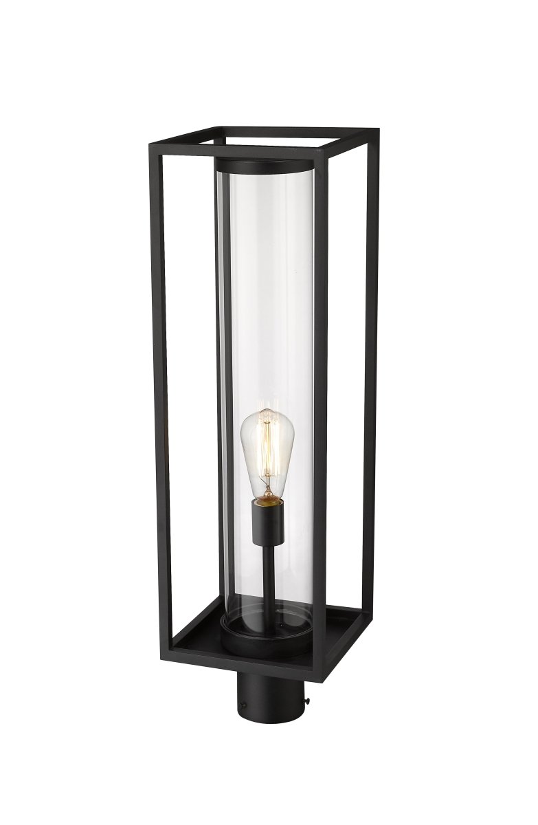 Tête de pôteau extérieure Dunbroch - Bronze foncé + Laiton extérieur 20 1/4" by Z-Lite | Luminaires & cie