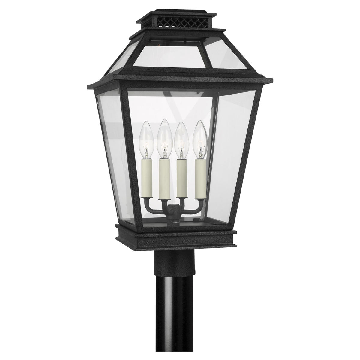 Tête de poteau extérieure Falmouth - by Visual Comfort Studio | Luminaires & cie