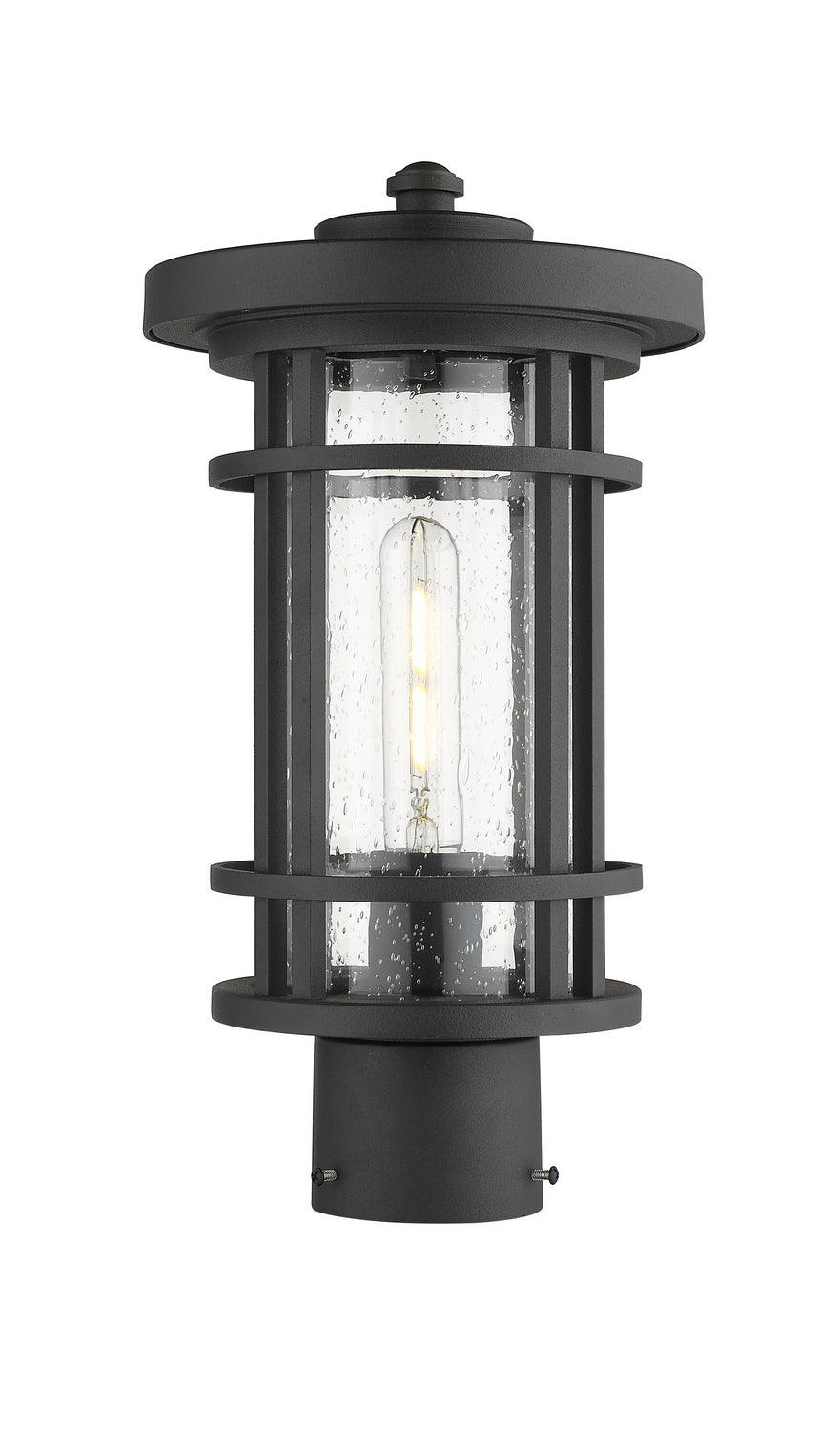 Tête de pôteau extérieure Jordan Noir, 8" – Z-Lite