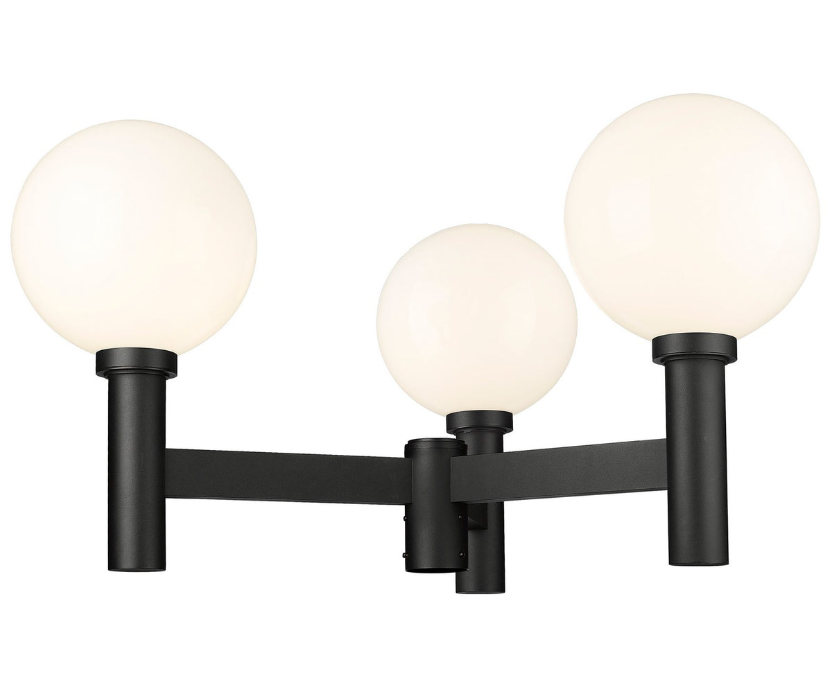 Tête de pôteau extérieure Laurent Opale blanc, 39", 22 1/2" – vue 3
