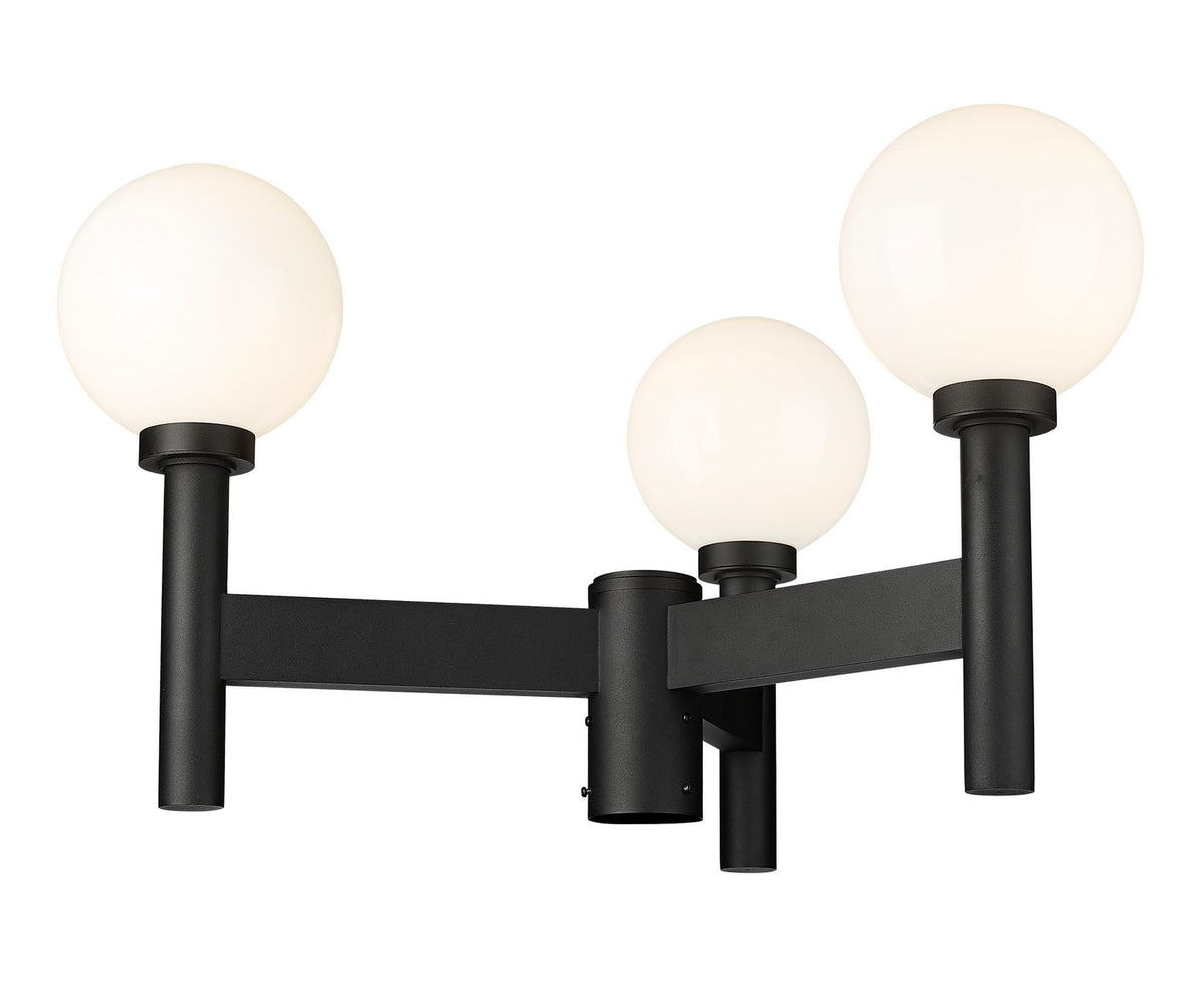 Tête de pôteau extérieure Laurent Opale blanc, 30", 18" – vue 3